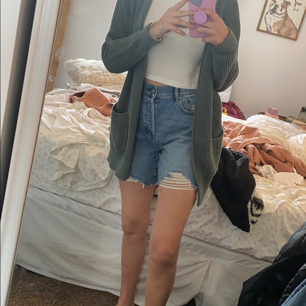 Denim boy shorts